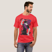 冬至 アニメ王子 不思議黒 おもしろい Tシャツ (正面フル)