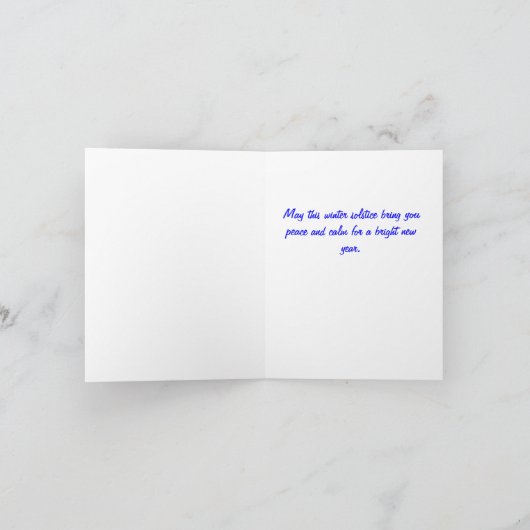 冬至 シーズンカード (内部)