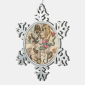 冬至 スノーフレークピューターオーナメント (右)