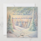 冬至：ホーリーマンの祝福 シーズンカード (裏面)