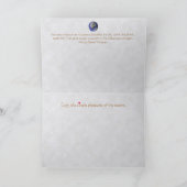 冬至：自然からのホリデーグリーティング カード (内部)