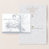 冬至: 見通しの公園休日 箔カード (ディスプレー)