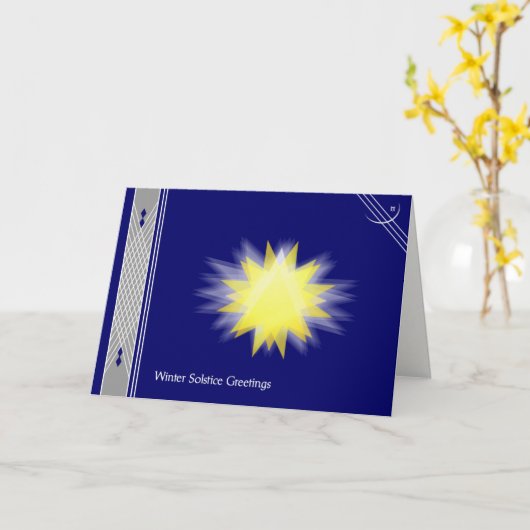 冬至I カード (黄色い花)