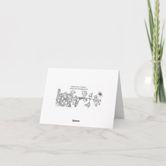 冬至Notecard シーズンカード (裏面)