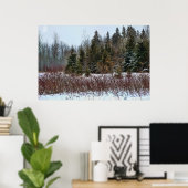 冬色 ポスター (ホームオフィス)