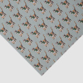 冬茶色のぶち猫のティッシュペーパー 薄葉紙 (詳細)