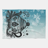 冬茶釜 キッチンタオル (横)