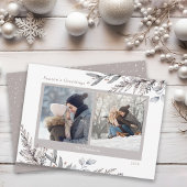 冬葉のと海苔の水色2枚の写真 シーズンカード