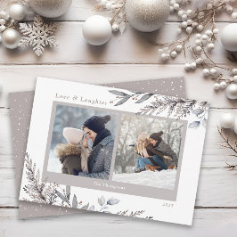 冬葉のと海苔の水色2枚の写真 シーズンカード