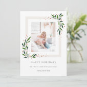冬葉のハッピーホリデーの写真カード シーズンカード (スタンド正面)