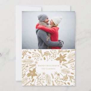 冬葉リース   休日スタイリッシュカード シーズンカード