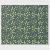 冬葉包み紙 ラッピングペーパー (フラット)