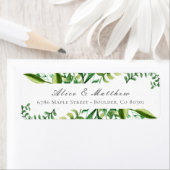 冬葉差出人住所ラベル ラベル (インサイチュ)