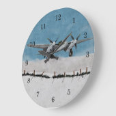 冬蚊1944年の時計 ラージ壁時計 (傾斜)