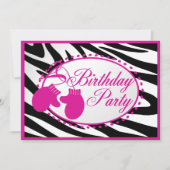 冬誕生日ミッテンス 招待状 (正面)