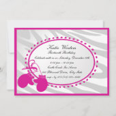 冬誕生日ミッテンス 招待状 (裏面)