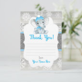 冬象ブルーボーイサンキューカード、素朴 エンクロージャーカード (スタンド正面)