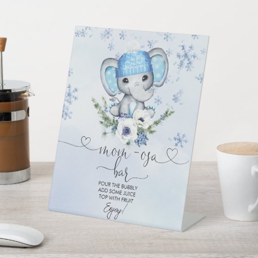 冬象ベビーシャワーマムオーサバー台座S 台座サイン (インサイチュ)