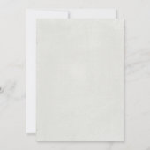 冬象ベビーシャワー招待状 招待状 (裏面)