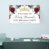 冬赤と白花誕生日 横断幕 (トレードショー)