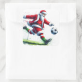 冬蹴のフェストでサンタ・ア・ボール スクエアシール (バッグ)