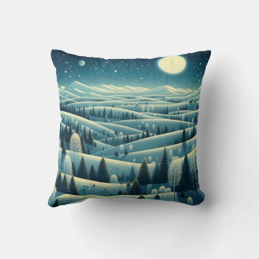 冬転がの丘 クッション (裏面)