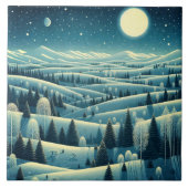 冬転がの丘 タイル (正面)