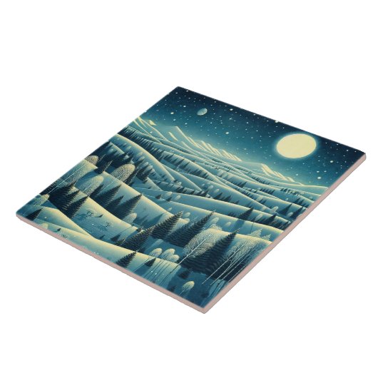 冬転がの丘 タイル (側面)