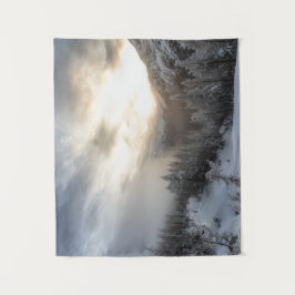 冬輝くの素晴らし日差し タペストリー