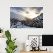 冬輝くの素晴らし日差し ポスター (ホームオフィス)