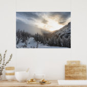 冬輝くの素晴らし日差し ポスター (キッチン)