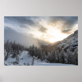 冬輝くの素晴らし日差し ポスター