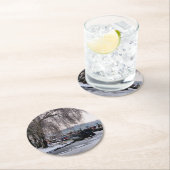 冬運河 ラウンドペーパーコースター (インサイチュ)