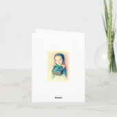 冬道のクリスマスカード シーズンカード (裏面)