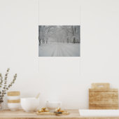 冬道ポスター ポスター (キッチン)