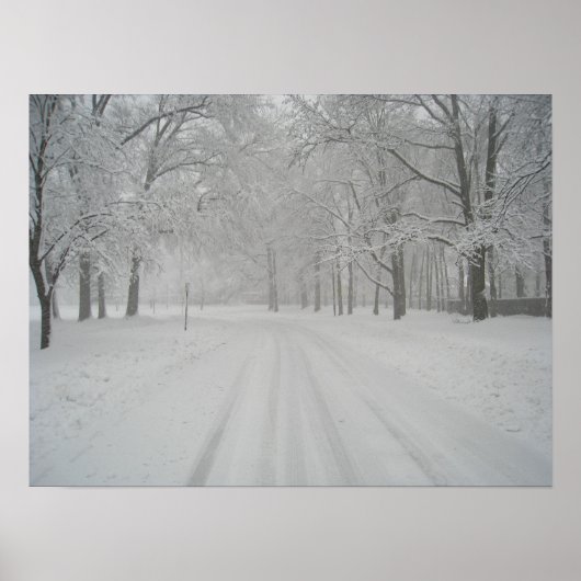 冬道ポスター ポスター (正面)