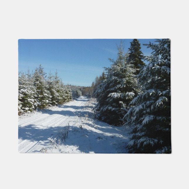 冬道 ドアマット (正面)