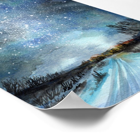 冬道 ポスター (角)