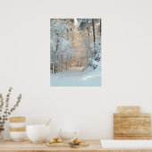 冬道 ポスター (キッチン)