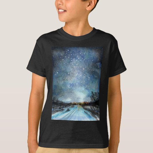 冬道 Tシャツ (正面)
