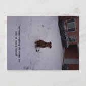 冬遠くに ポストカード (正面)