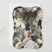 冬針葉樹フローラ牡丹結婚の座席表 (裏面)