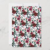 冬開花フローラブライダルシャワー備後ゲーム 招待状 (裏面)