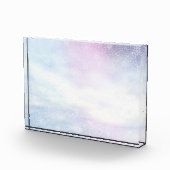 冬雪が多い日の背景- 3Dは描写します フォトブロック (右)