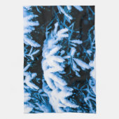 冬雪クリスマスツリー キッチンタオル (縦)