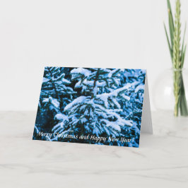 冬雪クリスマスツリー シーズンカード