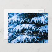 冬雪クリスマスツリー シーズンポストカード (正面/裏面)