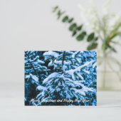 冬雪クリスマスツリー シーズンポストカード (スタンド正面)