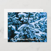 冬雪クリスマスツリー シーズンポストカード (正面/裏面)