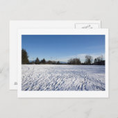 冬雪サッカー場 ポストカード (正面/裏面)
